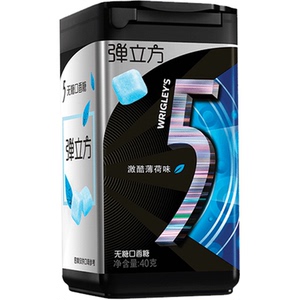 绿箭无糖弹立方木糖醇口香糖