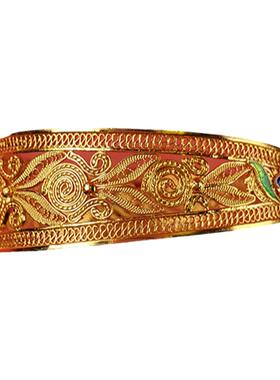 古风女银镀金手镯花丝镶嵌