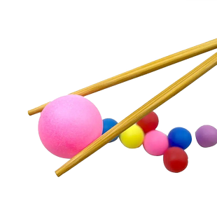 筷子夹球乒乓球接力团建拓展比赛互动小游戏道具室内趣味活动器材