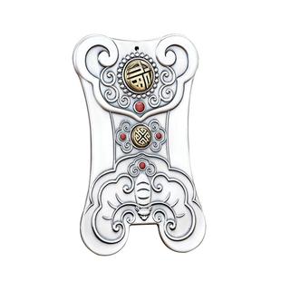 宝银 999足银刮痧板纯银刮脸板提拉面部脸部美容全身通用按摩刮痧