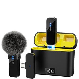 无线领夹式麦克风收音麦手机直播拍视频专用夹领式抖音录音器设备