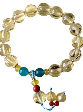 杭州香积香灰瓷玉锁琉璃手串正品