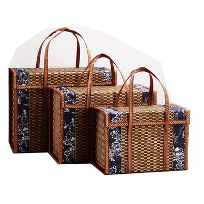 竹篮空礼品盒子粽子包装盒