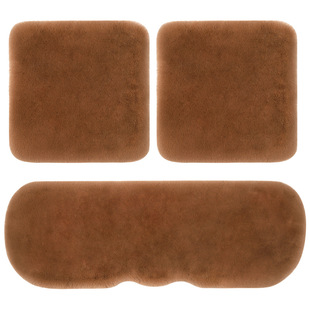 冬季座垫加厚毛绒汽车坐垫2025款车载前后排单片通用保暖防滑车垫