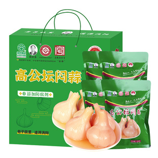 张士奎高公坛闷蒜糖醋蒜腌蒜瓣特产腌制咸菜安徽老字号300g*4袋