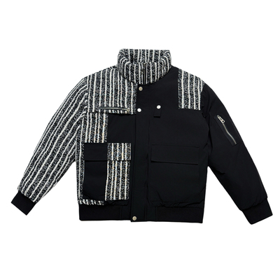 冬季痞帅棉服男款修身流行羽绒服