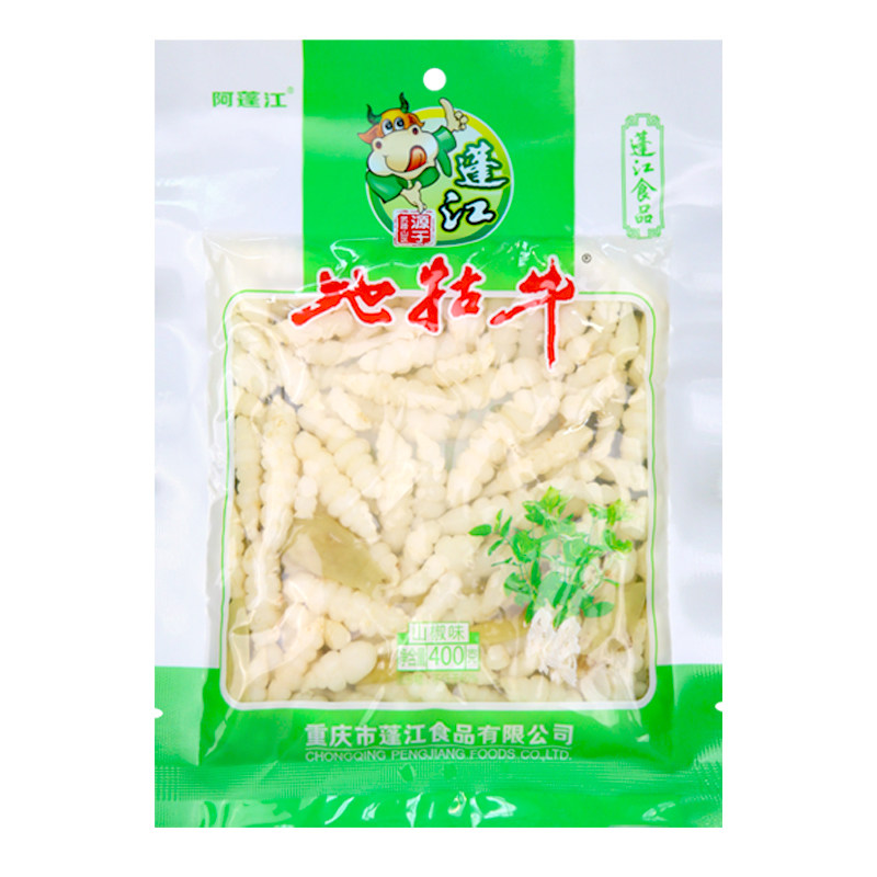 重庆黔江蓬江地牯牛400gX5袋 宝塔菜 地蚕 山椒味泡菜下饭菜小吃