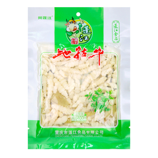重庆黔江蓬江地牯牛400gX5袋 宝塔菜 地蚕 山椒味泡菜下饭菜小吃