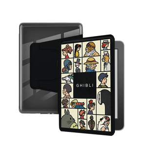 适用Kindle磁吸分离Paperwhite电纸书kpw1宫崎骏2宝可梦3透明壳4/5第11动漫12代658青春版958电子书保护套潮