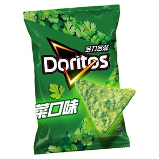 Doritos多力多滋台湾劲脆玉米片香菜薯片优选代购膨化零食