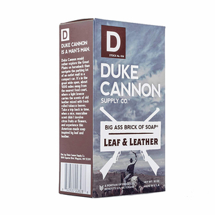 Duke Cannon-烟叶与皮革 OLD GLORY男士深层清洁沐浴皂香皂280g