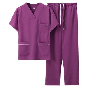 医生工作服女手术衣医护专用刷手服速干弹力手术室牙科定制短袖男