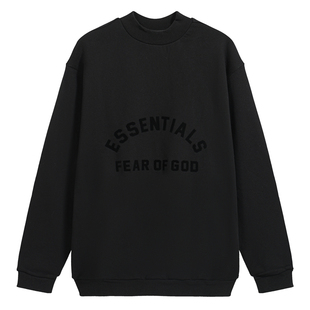 FEAR OF GOD ESSENTIALS高街FOG玄青黑美式休闲男女宽松高领卫衣