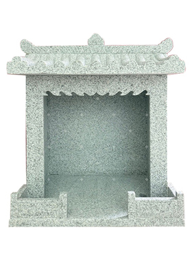花岗岩土地庙土地公庙家用供奉