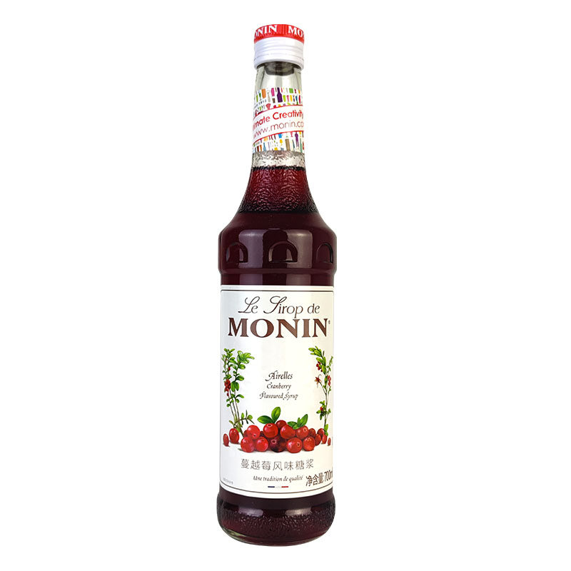 MONIN莫林蔓越莓风味糖浆700ml