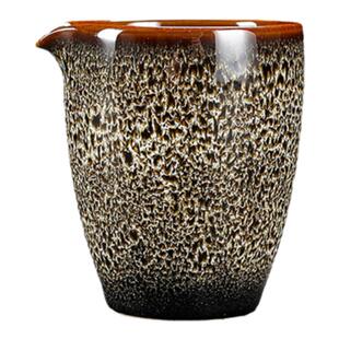 窑变蓝珀天目釉茶盏兔毫拉丝功夫茶具套装家用简约茶壶茶杯水盂碗