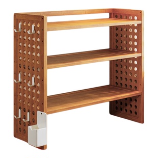 桌面洞洞板置物架入户玄关沙发窄边架转角型增高架家用飘窗展示架