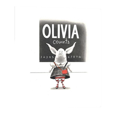 奥微尔数数 Olivia Counts 英文原版 数字启蒙绘本 英文版儿童英语图画书 进口原版书籍 Ian Falconer