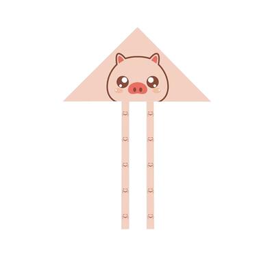 王侉子风筝小猪儿童高档潍坊正品原创可爱风筝易飞2026新款风筝板