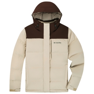 张婧仪同款哥伦比亚25女无缝热压金点防水鹅绒700蓬羽绒服XR9347