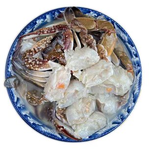 宁波海鲜特产醉蟹块即食呛蟹腌制红膏蟹块生腌海鲜咸蟹醉蟹股罐装