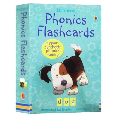 正版 Phonics flashcards 自然发音拼读卡48张