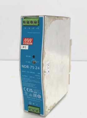 MEANWELLNDR7524电源供应100240VAC1.6A5060HZ24V3.2A