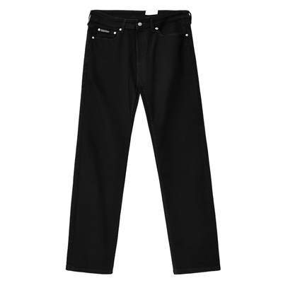 CalvinKlein黑色修身小脚牛仔裤