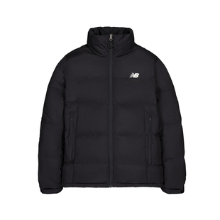 预售|New Balance NB秋冬男立领简约短款运动保暖羽绒服MJ62O8H0