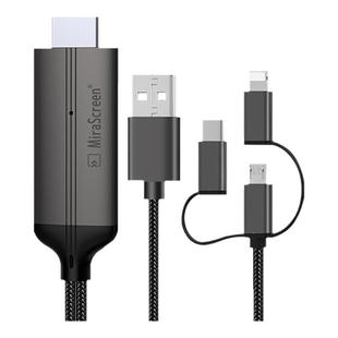 type c转hdmi手机电视机同屏连接线适用苹果安卓lighting接口笔记本ipad平板外接显示器投影仪高清投屏转换线