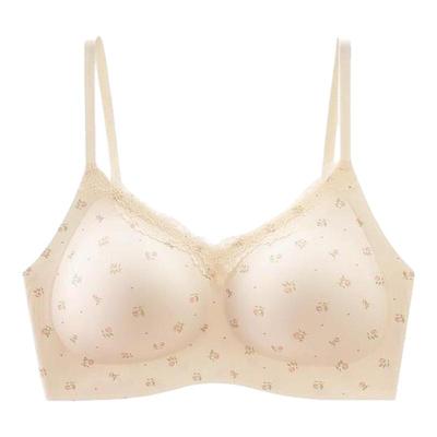 透气小胸聚拢无痕法式