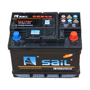 风帆55519蓄电池55AH福克斯嘉年华翼博马自达2/3赛欧汽车电瓶