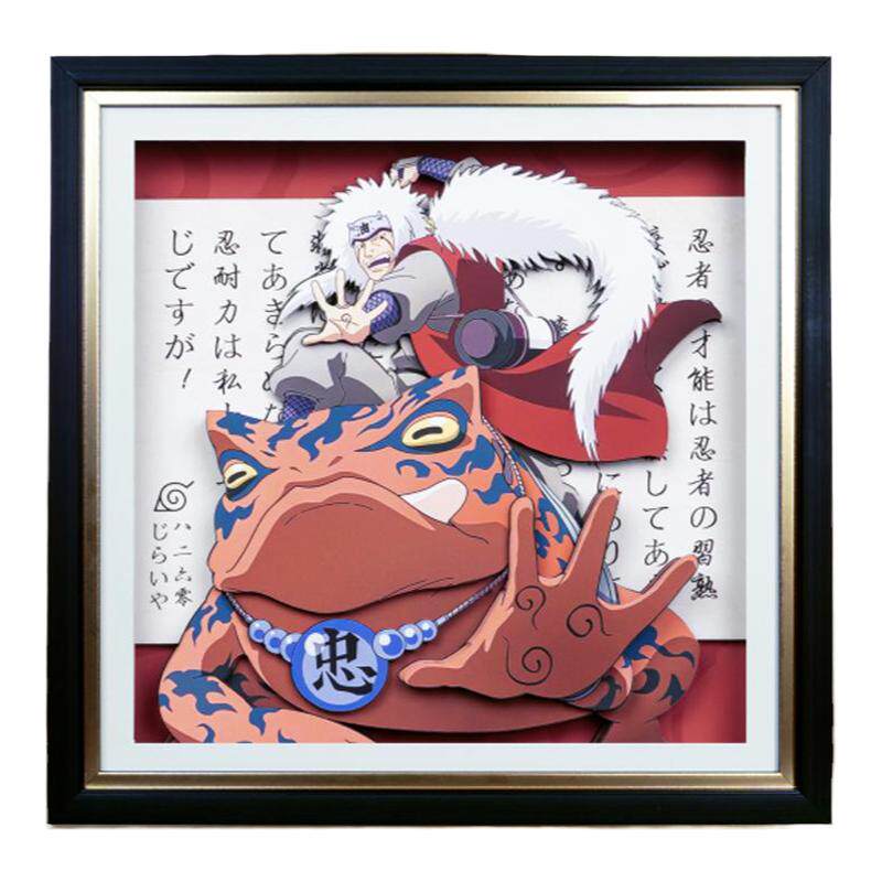 火影忍者自来也好色仙人3d立体画