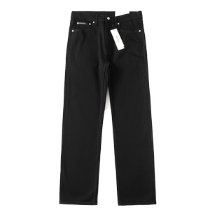 【自营】Calvin Klein/凯文克莱牛仔裤男士黑色舒适直筒裤春秋新