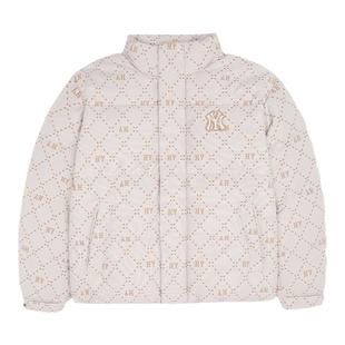 MLB官方男女短款保暖老花时尚羽绒服明星同款外套冬季DJM05/DJH01