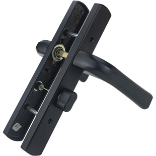 极窄边框阳台门锁铝合金卫生间浴室厨房门把手室内洗手间单舌执手