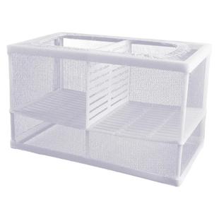 鱼缸隔离网隔离盒孔雀鱼繁殖盒斗鱼孵化器繁殖箱悬浮式产子分离网