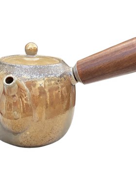 宜龙eilong柴烧侧把茶壶
