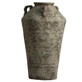 景德镇复古陶瓷花瓶侘寂风手工粗陶罐陶器大花盆酒店民宿装饰摆件