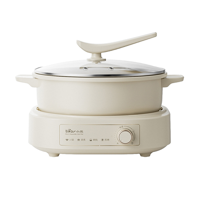 小熊家用分体式多功能电煮锅炒煎