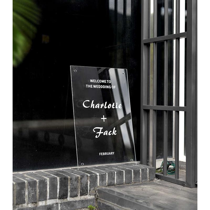 透明亚克力板广告牌定制 UV打印logo展示牌门牌 公司牌匾挂牌招牌