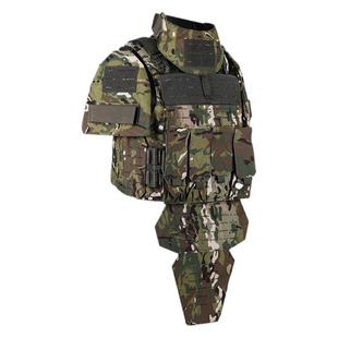 户外激光战术背心MC重甲全防护马甲四联织带版本多功能战术快拆