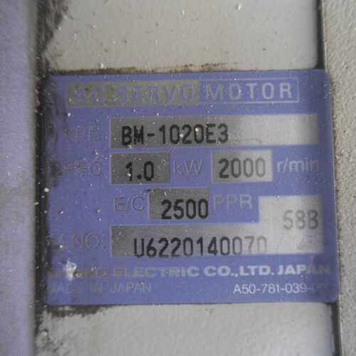 议价神钢伺服电机BM-1020E3 现货