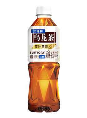 三得利无糖茶无糖乌龙茶饮料原味茉莉单丛玫瑰500ml*15瓶整箱官方