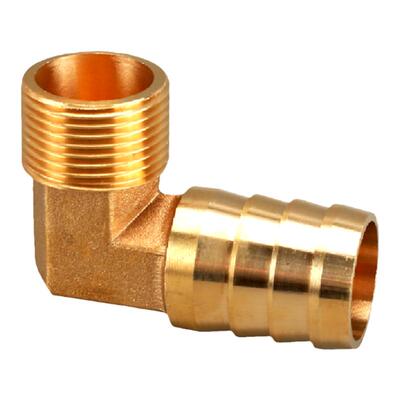 4分外丝宝塔弯头外牙直角铜配件