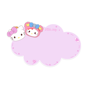 儿童房间布置KT猫云朵装饰磁性吸力贴卧室墙面涂鸦可移除留言画板