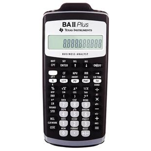 TI德州仪器BA II金融计算器BAII plus CFA/FRM考试计算机年金净现值 送一二级考试视频教材texas instruments