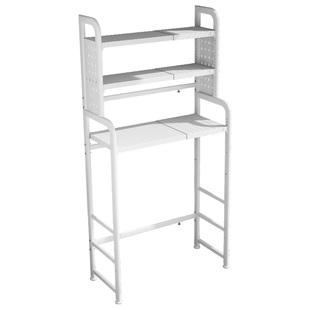 小型冰箱上方架子置物架落地厨房家用冰柜顶部下空式电器储物货架