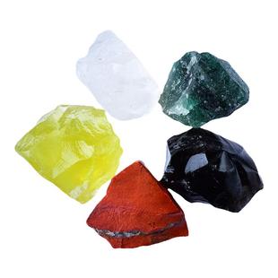 天然水晶原石矿石标本五行水晶能量石香薰精油扩香石摆件