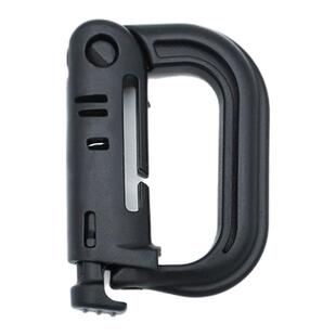 带快开塑料登山扣快挂钥匙扣战术挂扣大D扣户外装备多功能挂钩包